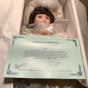NWOT Duck House Porcelain Doll #99/5,000
